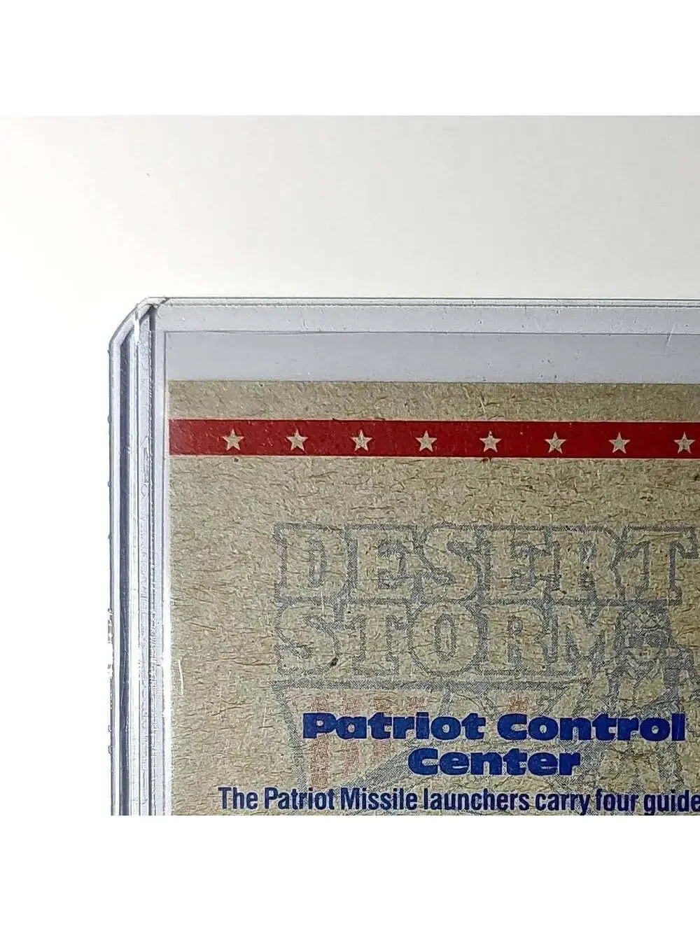 Patriot Control Center 1991 Topps Desert Storm #66 Card
